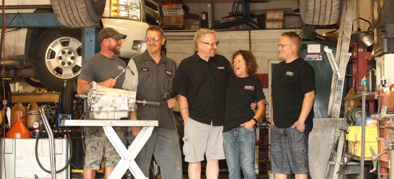 Mastertech Transmission team laughing